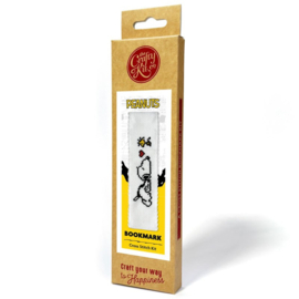 Borduurpakket Bookmark - Snoopy - ckc-bmp-010