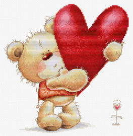 Borduurpakket Big Heart - Luca-S     ls-b1422