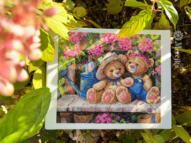 Borduurpakket Garden Friends - Merejka     mer-k265