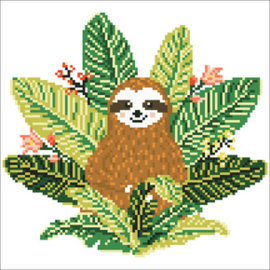 Diamond Art Sloth - Leisure Arts    la-da02-51151