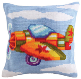 Kussen borduurpakket Fly Boy - Collection d'Art    cda-5176