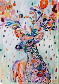 Kralen borduurpakket Noble Deer - Abris Art    aa-ab-647