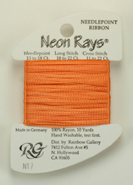 Neon Rays Peach - Rainbow Gallery     rg-n017