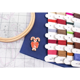 Borduurpakket Christmas Eve Flight - Leti Stitch      leti-l9959