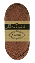 Scheepjes Catona 50 gram / 109 Cocoa Pod - bruin