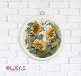 Borduurpakket The Sunflower - Luca-S     ls-bc202