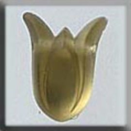 Glass Treasures Large Tulip-Matte Yellow Opal - Mill Hill   mh-12024