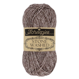 Stone washed / Bruin 829 / Obsidian