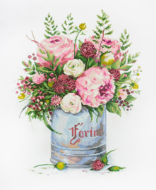 Diamond Painting Watercolour Bouquet - Freyja Crystal    fc-alvr-156