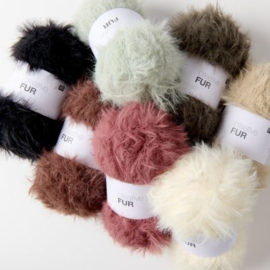 Rico Creative bont Fur  - 100g - 130m - 002 - Natuur