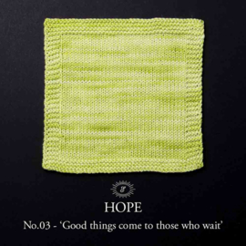 Simy's Hope DK 03 Good things come to those who …  /  Licht Groen