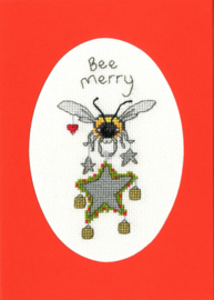 Borduurpakket Eleanor Teasdale - Bee Merry - Bothy Threads  bt-xmas45