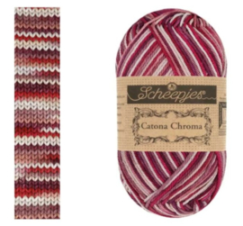 Scheepjes Catona Chroma - 020 Chestnut - Meerkleurig Katoengaren