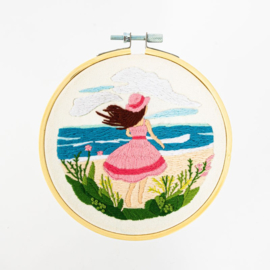 Vrij borduren pakket Beachside Memories - Milpoint      mil-e1-022k