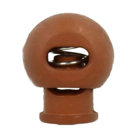 Koordstoppers rond / hout kleurig 15 mm