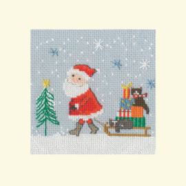 Borduurpakket Dale Simpson - Delivery By Sledge - Bothy Threads  bt-xmas52