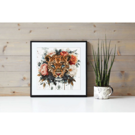 Borduurpakket Wild Beauty - Leti Stitch  leti-l9954