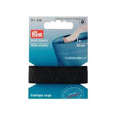 Prym Standaard Elastic  20 mm Zwart /  911 436