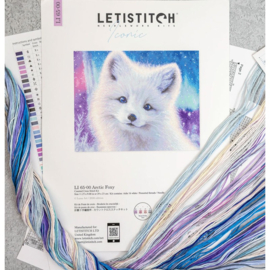 Borduurpakket Arctic Foxy - Leti Stitch     leti-li65-00