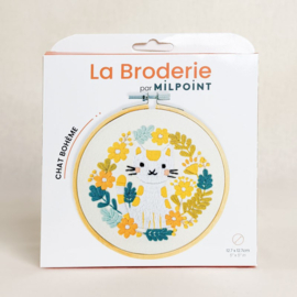 Vrij borduren pakket Boho Cat - Milpoint      mil-e1-027k