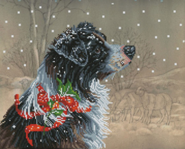 Diamond Dotz Christmas Collie - Needleart World    nw-dd10-036