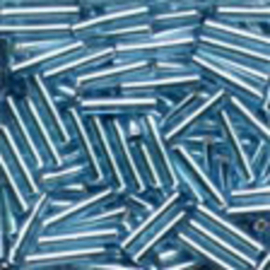 Medium Bugle Beads Aqua Ice - Mill Hill   mh-82054