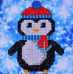 Diamond Dotz Christmas Penguin Picture - Needleart World    nw-dd02-023