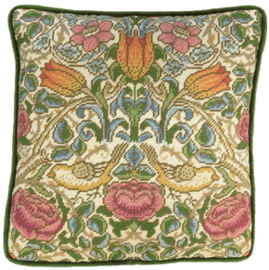 Petit Point borduurpakket William Morris - Rose Tapestry - Bothy Threads    bt-tac20