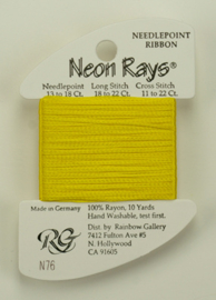 Neon Rays Bright Yellow - Rainbow Gallery    rg-n076