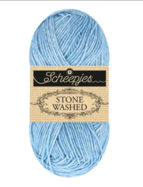 Stone washed / Blauw 845 / Royal Azurite