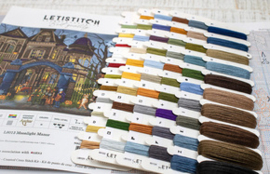 Borduurpakket Moonlight Manor - Leti Stitch   leti-l8013