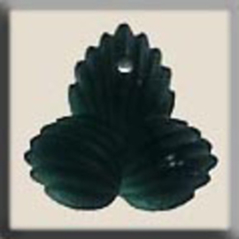 Glass Treasures Modified Fleur de Lis Gr.Turmaln - Mill Hill   mh-12033