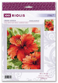 Borduurpakket Hibiscus - RIOLIS   ri-1967