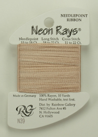 Neon Rays Lite Beige - Rainbow Gallery    rg-n039