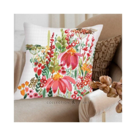 Borduurpakket Flower Watercolor - RTO     rto-cu077
