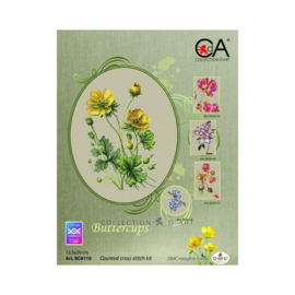 Borduurpakket Buttercups - Collection d'Art     cda-bc8110