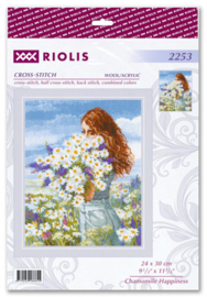 Borduurpakket Chamomile Happiness - RIOLIS      ri-2253