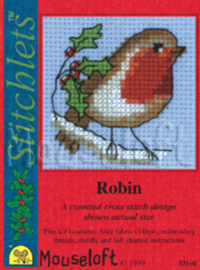 Borduurpakket Robin - Mouseloft   ml-014-331