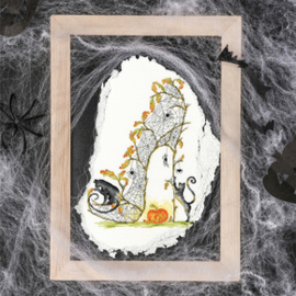 Borduurpakket Sally King - Gossamer Slipper - Bothy Threads   bt-xsk06