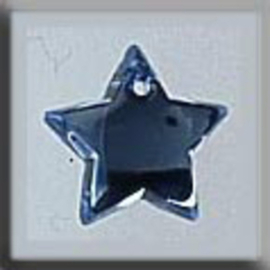Glass Treasures Med. Star-Light Sapphire Bright - Mill Hill   mh-12170