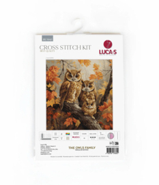 Borduurpakket The Owls Family - Luca-S   ls-bu5045