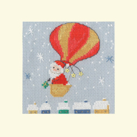 Borduurpakket Dale Simpson - Delivery By Balloon - Bothy Threads  bt-xmas53