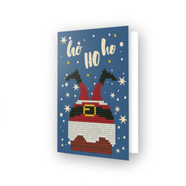 Diamond Dotz Greeting Card Ho Ho Ho - Needleart World    nw-ddg-020