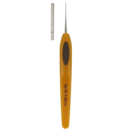 Clover Softgrip Touch haaknaald staal 0.50mm / CL 1027