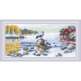 Borduurpakket By the Lake - RIOLIS     ri-2328