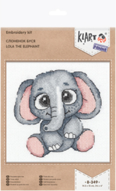 Borduurpakket Lola the Elephant - PANNA    pan-08-0349