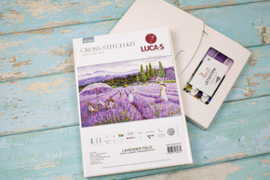 Borduurpakket Lavender field - Luca-S   ls-bu5008