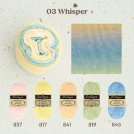 Stone washed flow Geel 03 / Whisper