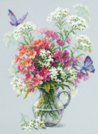 Borduurpakket Phlox and Yarrow - Chudo Igla    ci-100-081