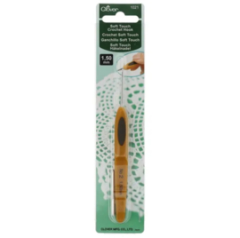 Clover Softgrip Touch haaknaald staal 1.50mm / CL 1021